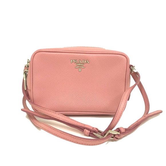 PRADA Handbags - PRADA 1NF674 logo Bag Cluch Bag Shoulder Bag PETALO 1 pink